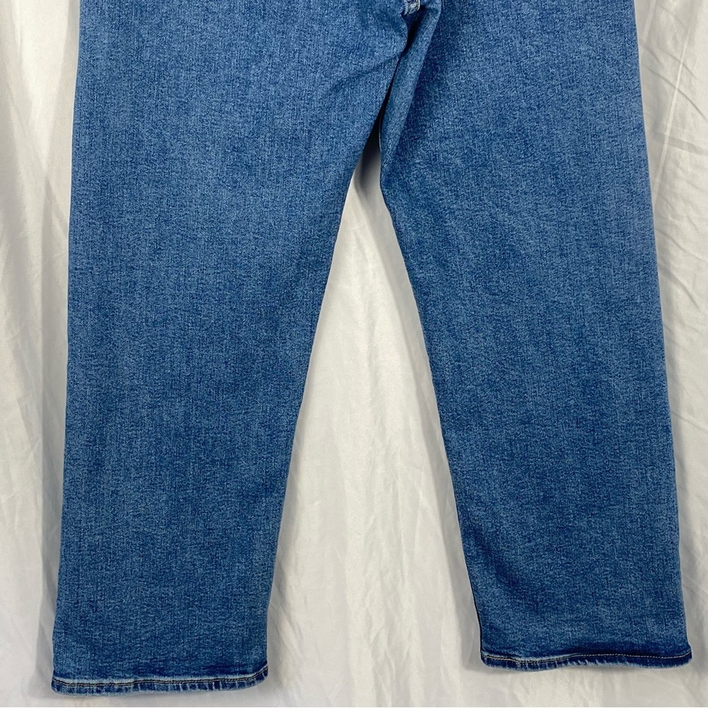 Levi Ribcage Straight Ankle Women’s Blue Denim Jeans Size 29 - Picture 8 of 16